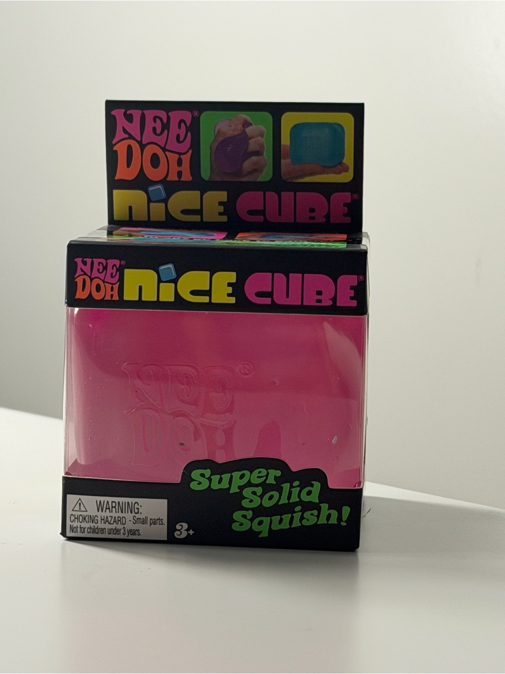 Nice Cube Kids Squishy Toy - Pink